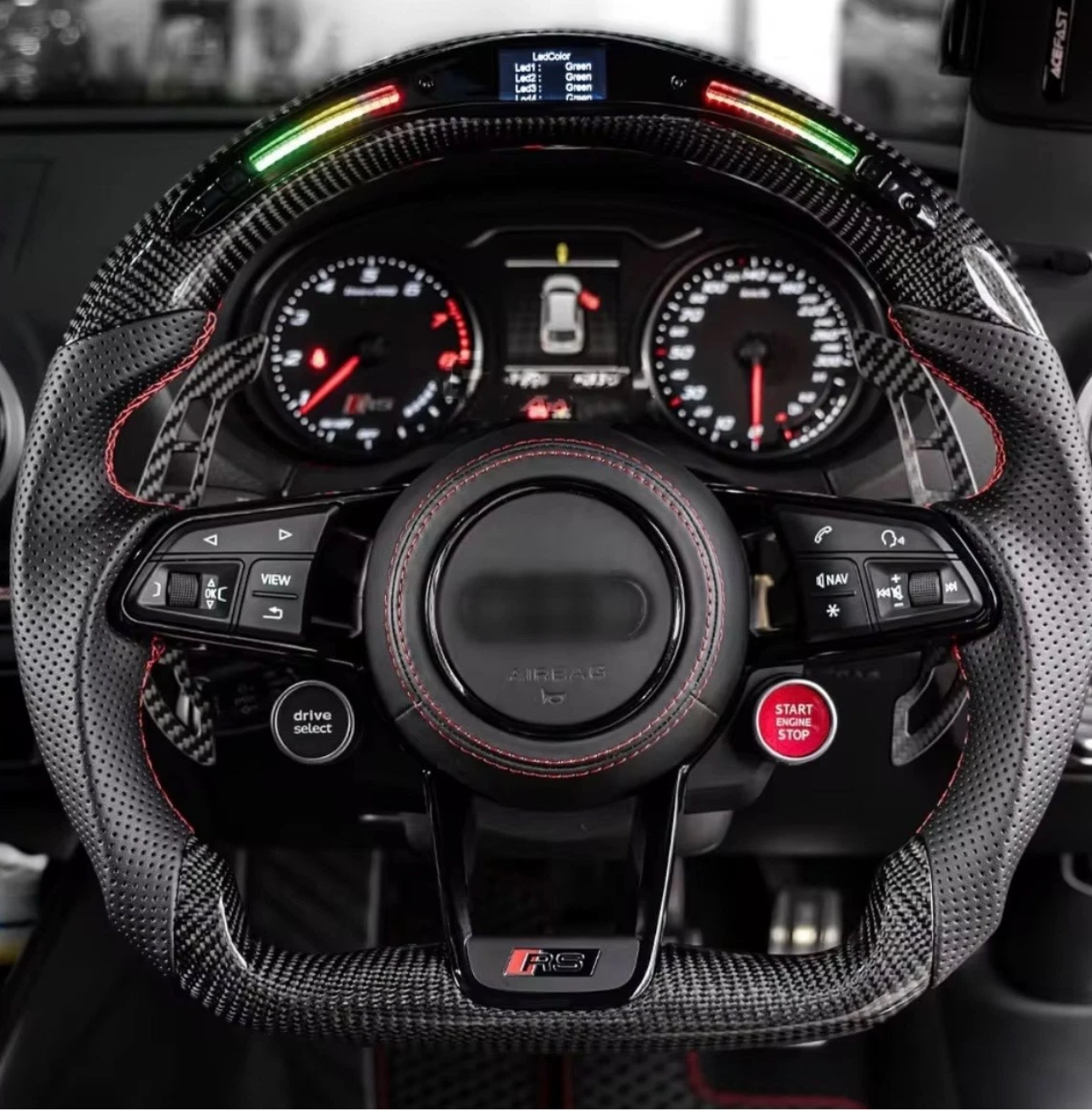 Custom Audi RS Steering Wheel