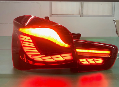 BMW 1 Series F20 F21 GTS OLED Style Tail Lights RED 2015-2018