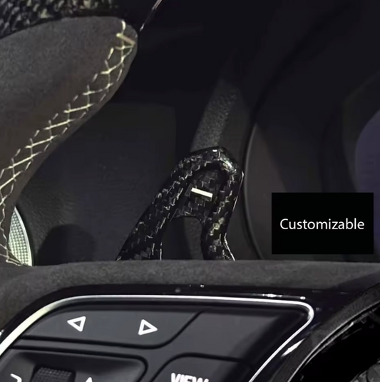 Audi Sports Leather/Carbon Fiber LED Steering Wheel Upgrade A3/A4/A5/A6/A7